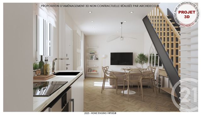 maison à vendre - 3 pièces - 44.4 m2 - AULNAY SOUS BOIS - 93 - ILE-DE-FRANCE - Century 21 Vert-Galant