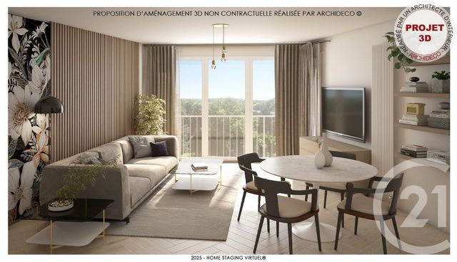 Appartement F3 à vendre - 3 pièces - 69.65 m2 - TREMBLAY EN FRANCE - 93 - ILE-DE-FRANCE - Century 21 Vert-Galant